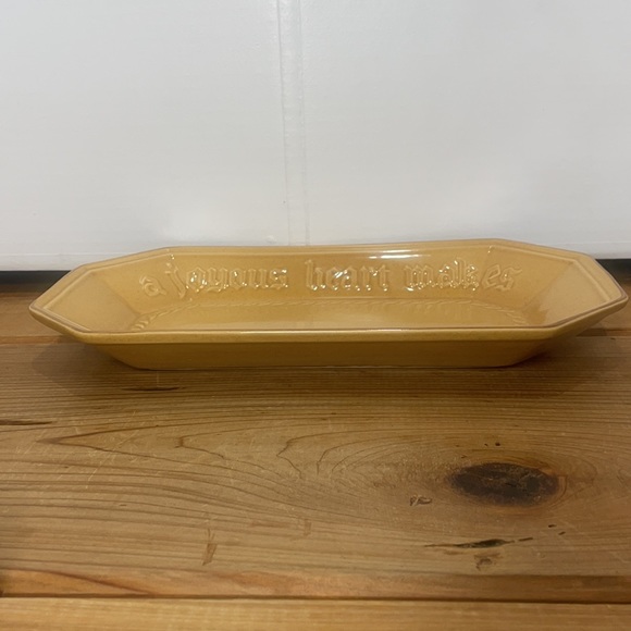 Vintage Tray "A Joyous Heart Makes The Loaves taste Better" Pfaltzgraff USA - Picture 4 of 7